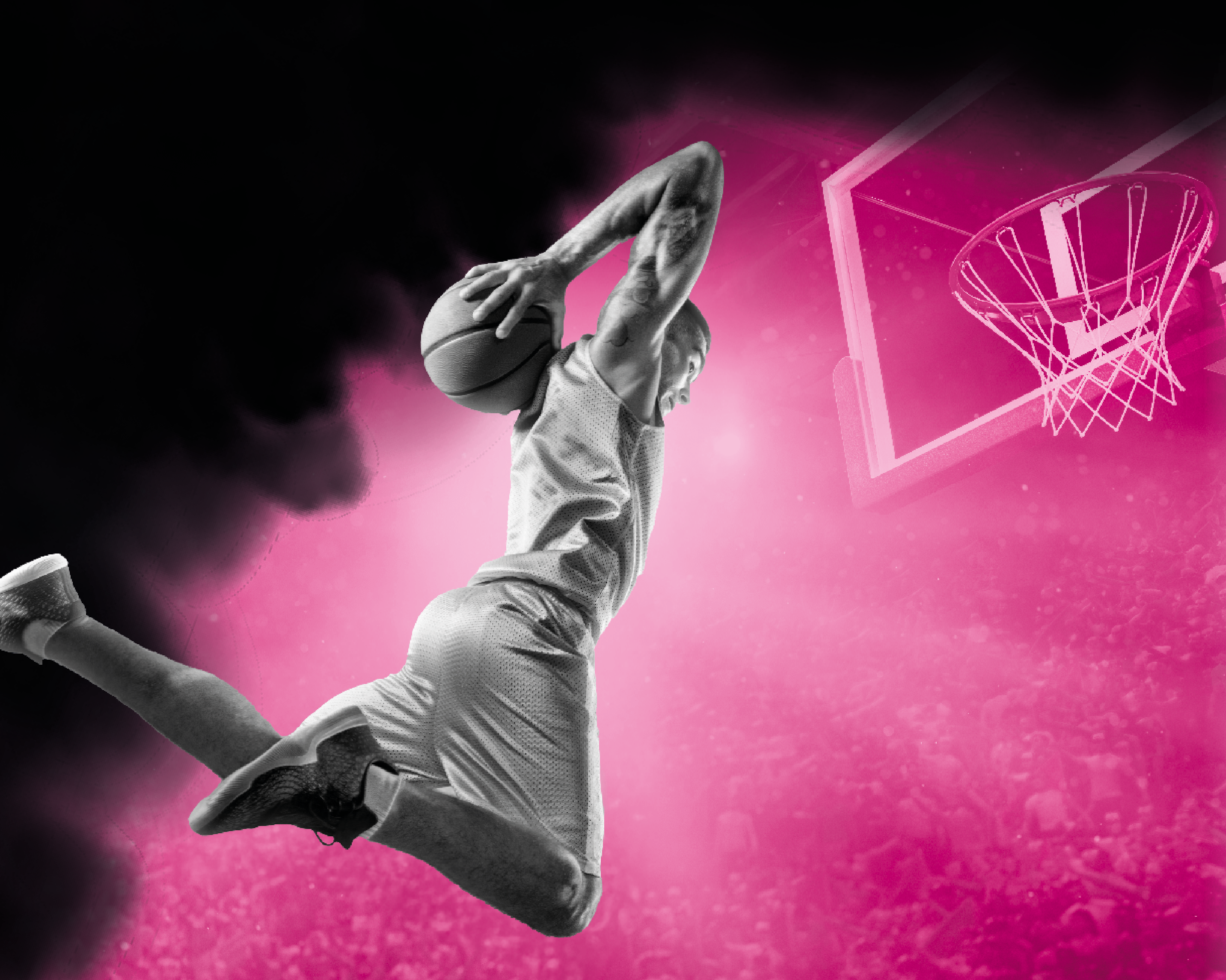 Basketball-foil2sport-BasketballSpielerAngriffswurf