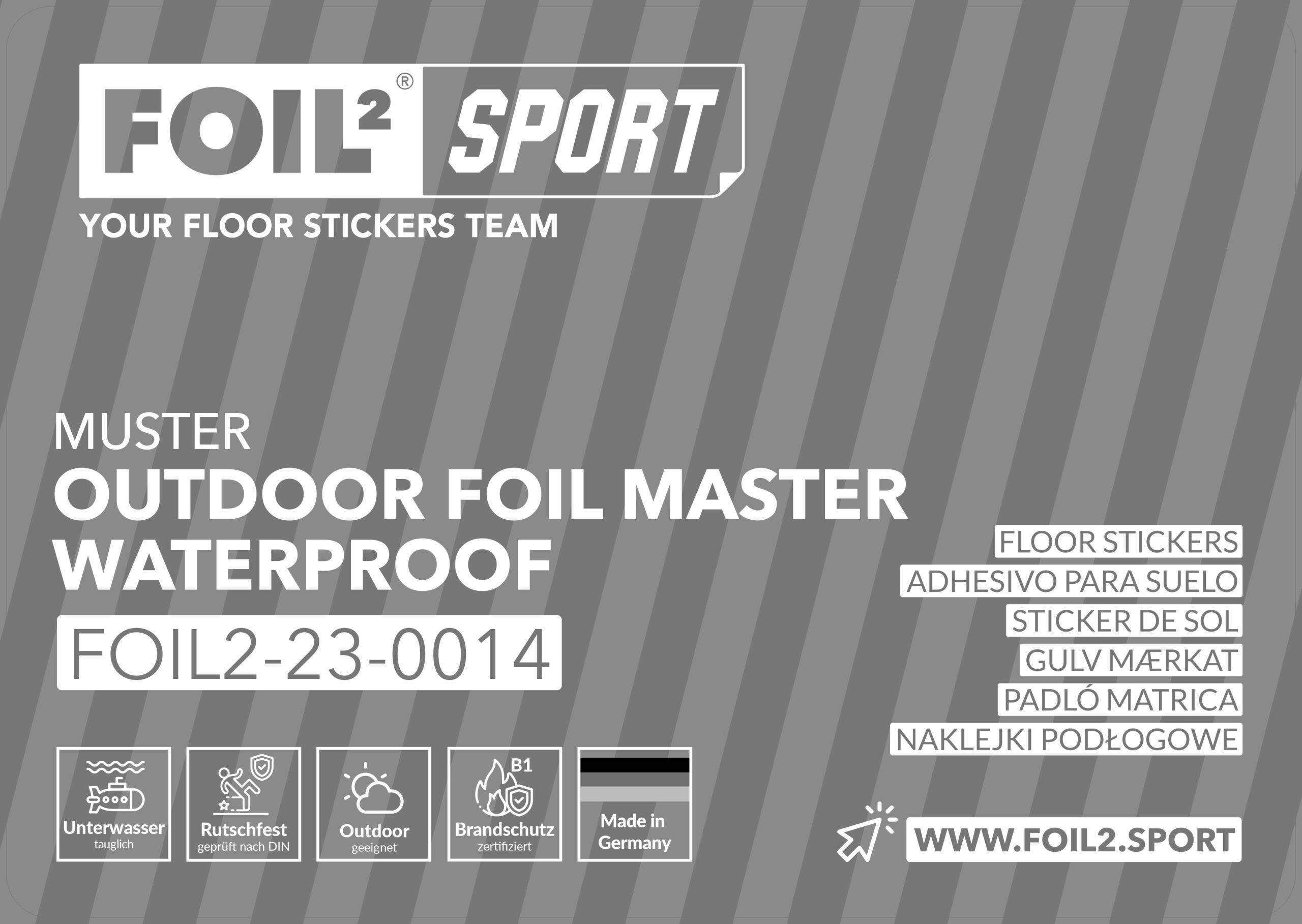 foil2sport – Folienmuster Outdoor Master w-proof