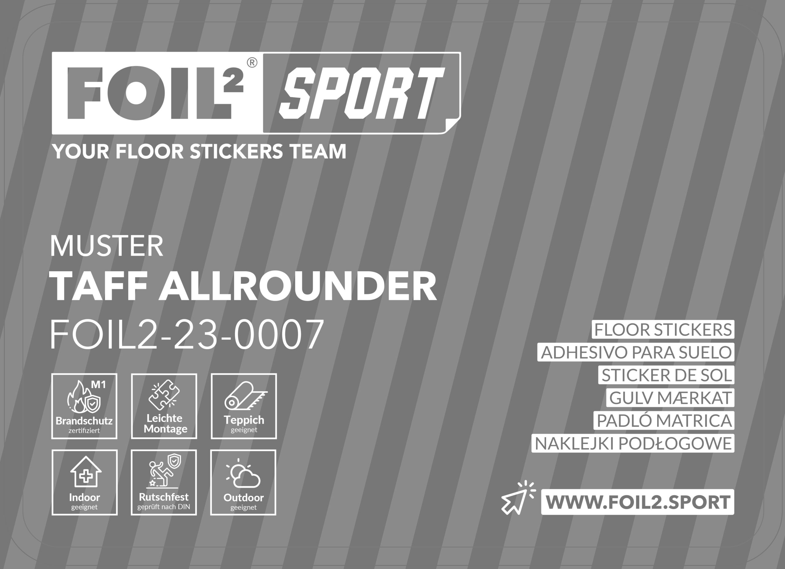 foil2sport – Folienmuster Taff Allrounder
